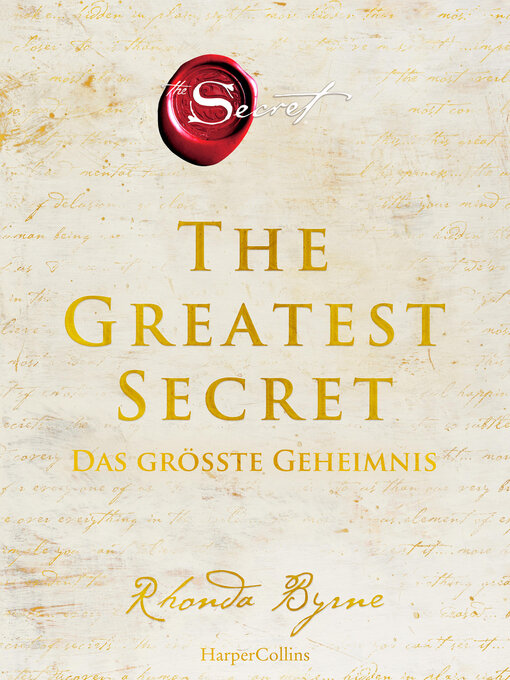 Title details for Das größte Geheimnis (The Greatest Secret) by Rhonda Byrne - Available